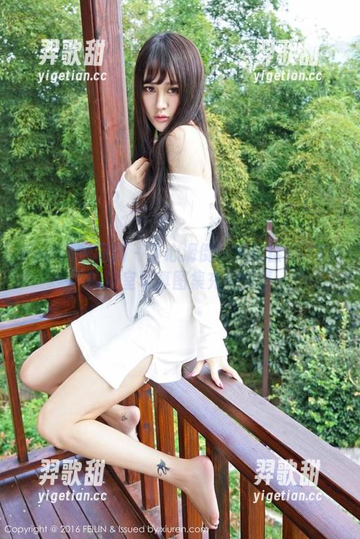 Feilin嗲囡囡 - 小心滑倒！施忆佳KITTY的浴室写真图集充满惊喜