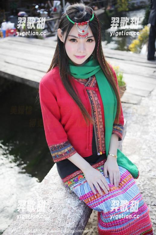 美媛馆 - 小尤奈全套花嫁，花仙子？我觉得更像是一点儿调皮的诱惑。