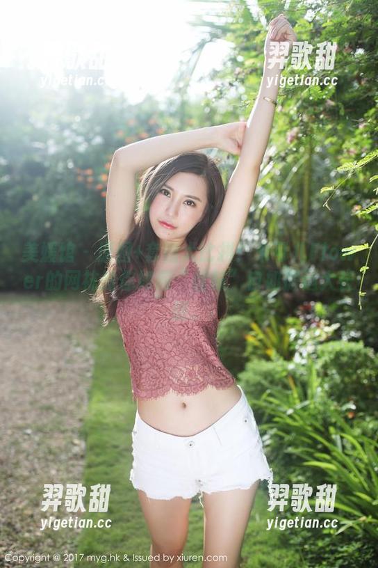 美媛馆 - 原图+套图大比拼：朱可儿Flower的网袜教你如何“丝袜”自如搬运大长腿。